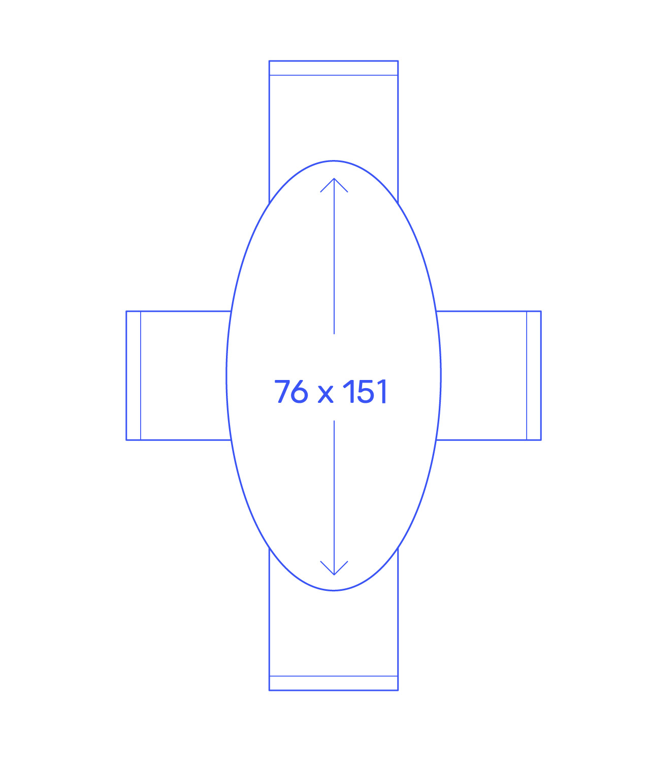 oval-151 4 seater