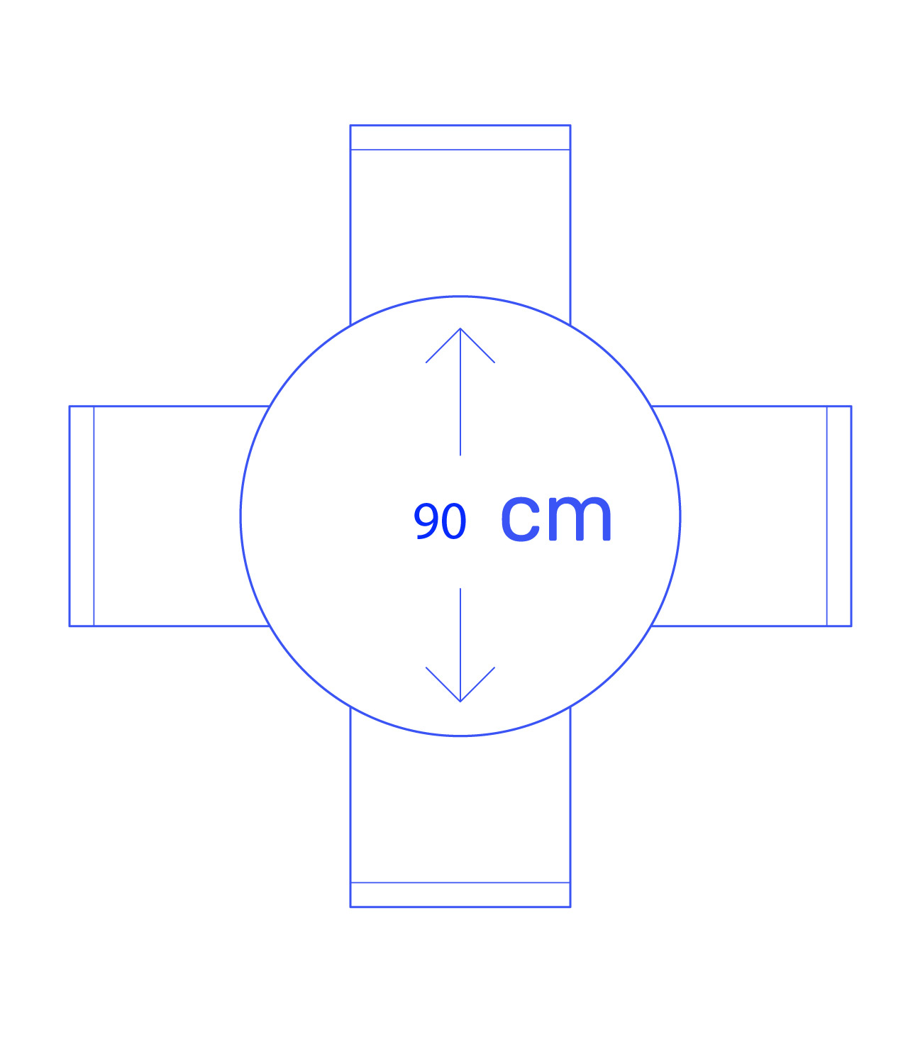 round-90 4 seater