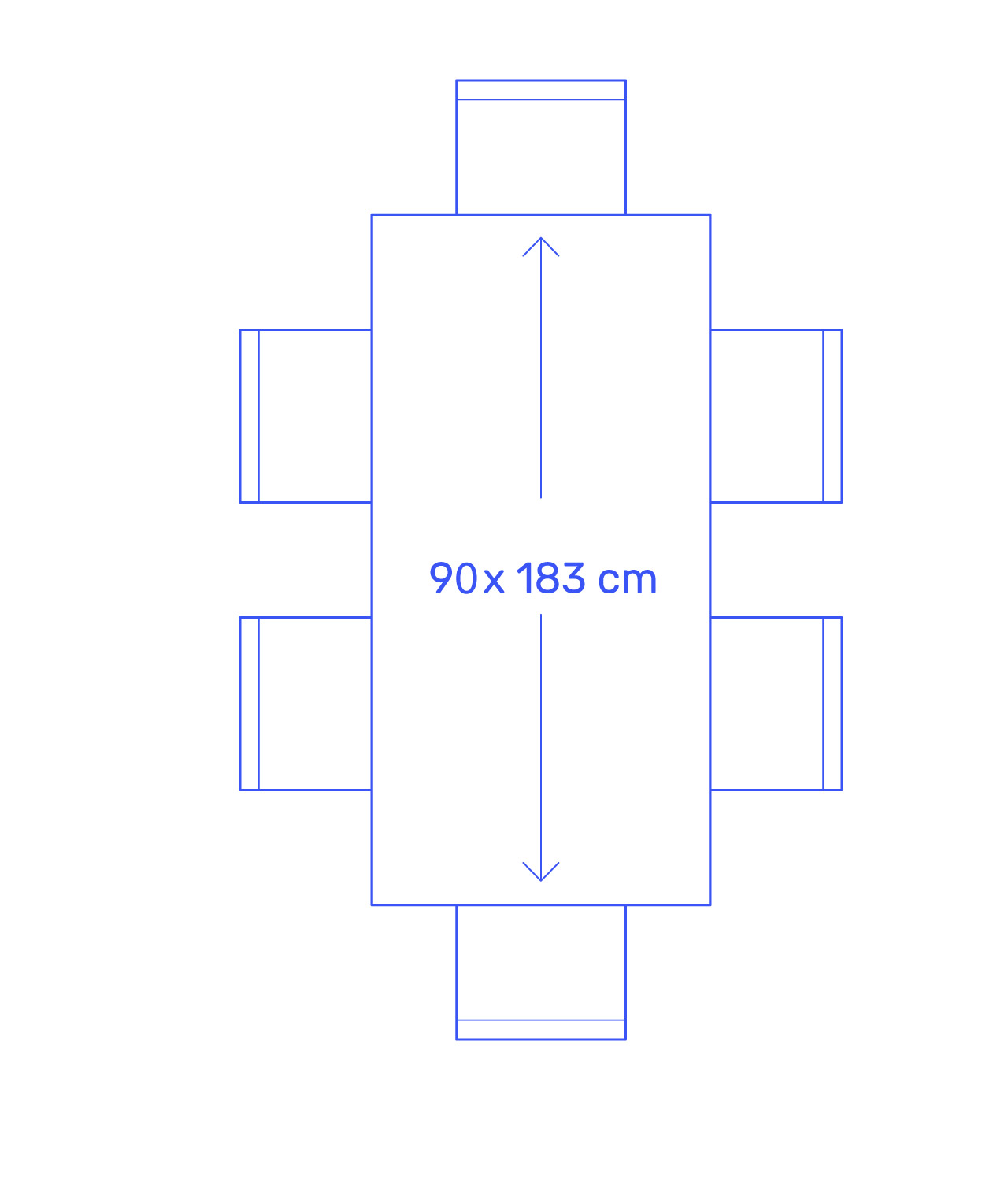 square-184 6 seater