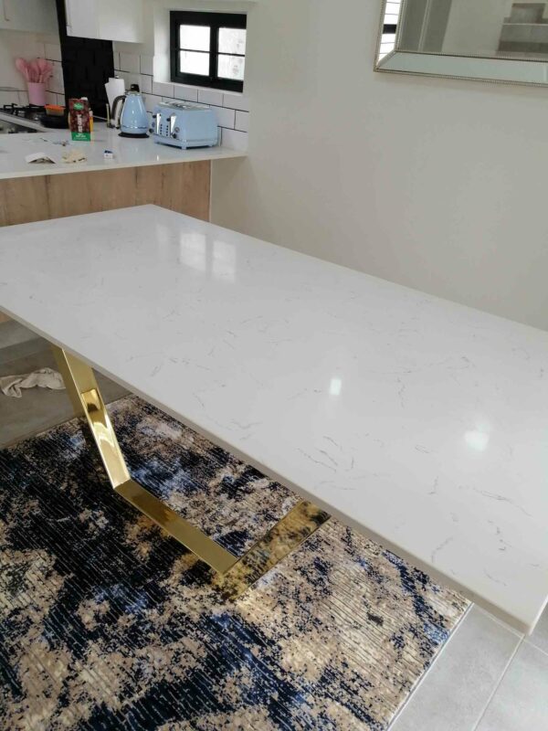 quartz stone dining table top