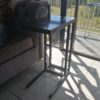 black side table