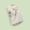 Marble serving tray gold handles blanco bronze